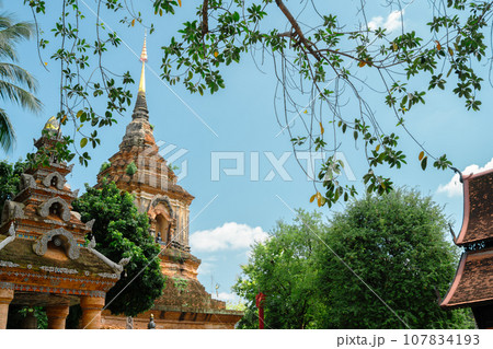 Wat Lok Molee temple in Chiang Mai, Thailand 107834193