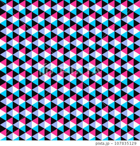 Color mosaic pattern - vector seamless background. 107835129