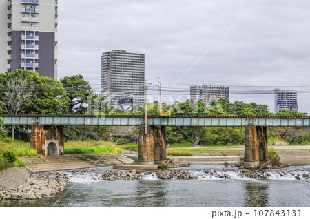 南西から見る岡崎城（愛知県） 107843131