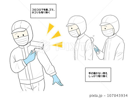 食品工場　準備　コロコロ　説明 107843934