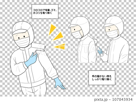 食品工場　準備　コロコロ　説明 107843934