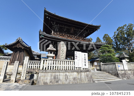 清涼寺　仁王門　京都市右京区嵯峨 107845235