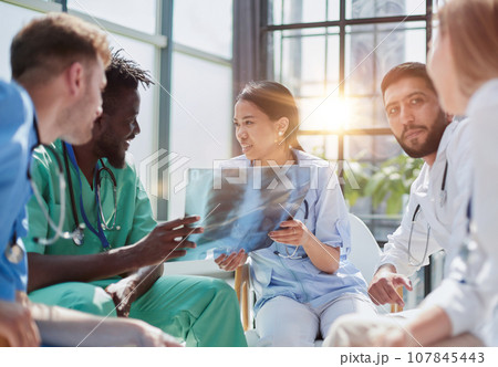 Group of Doctors and nurses Concept Teamwork in hospital for success work and trust in team 107845443