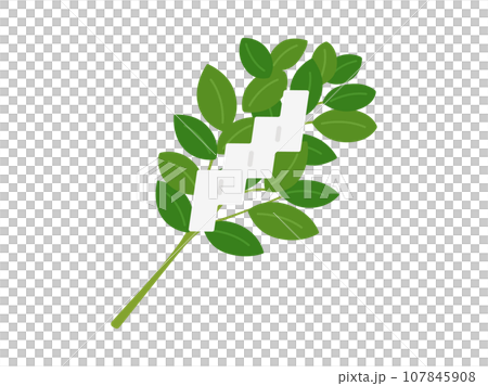 Illustration of Tamakushi for the groundbreaking ceremony 107845908