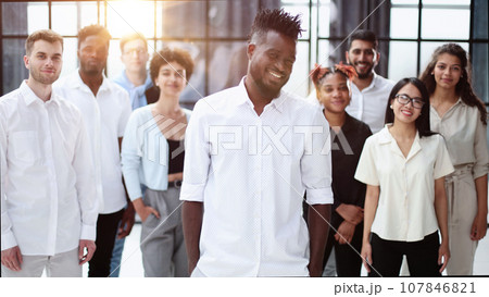 High Angle View Of Multiracial Friend Stacking Hand Together 107846821