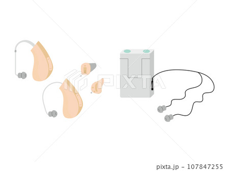 耳掛け式、耳穴式、ポケット式補聴器、集音器、いろいろセット 107847255