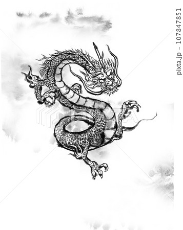 龍神様のイラスト素材 [107847851] - PIXTA