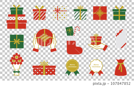 simple christmas gift set 107847852