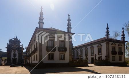 Impressive baroque building of Mateus Palace, Vila Real, Portugal Impressive baroque building of Mateus Palace, Vila Real, Portugal 107848151