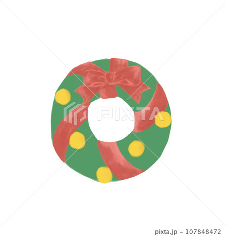 クリスマスリース 107848472