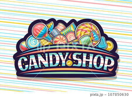 Vector logo for Candy Shop 107850630
