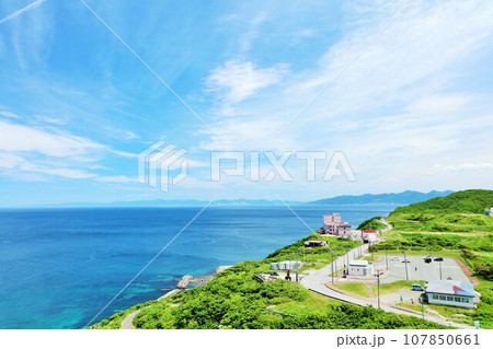 青森県 青空の龍飛埼 青森県 青空の龍飛埼 107850661