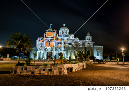 The cathedral Basilica de Nuestra Senora de los Angeles in Cartago in Costa Rica 107853248