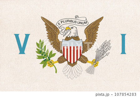 Flag of United States Virgin Islands. symbol of United States Virgin Islands 107854283