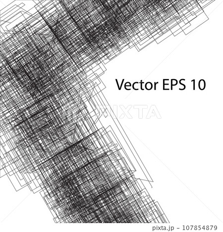 Vector grunge tangled background Vector grunge tangled background 107854879