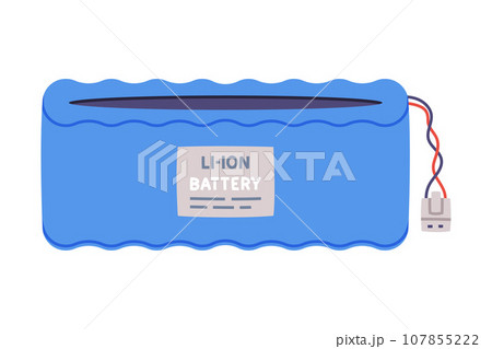 Battery Accumulator as Energy Storage Device Vector Illustration 107855222