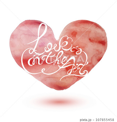 Watercolour Heart Watercolour Heart 107855458