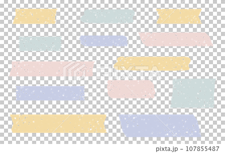 暈染遮蔽膠帶柔和的顏色暗淡的顏色 107855487