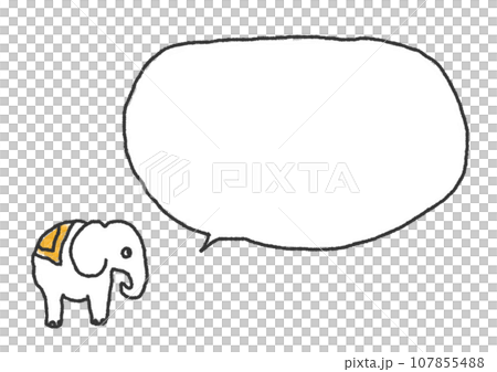 泰國大象語音泡沫複製空間圖 泰國大象語音泡沫複製空間圖 107855488