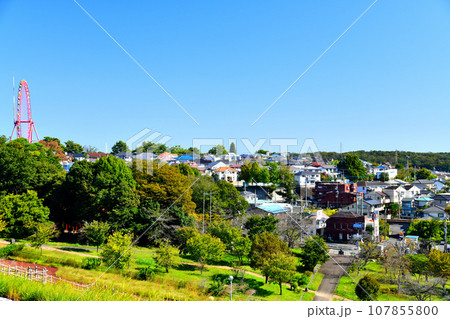多摩湖堰堤／狭山公園より東村山方面を望む(東京都東村山市)【2023.10】 107855800
