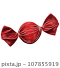 Red sweet candy detailed isolated 107855919