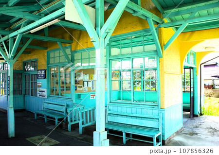 上田電鉄からの車窓風景　中塩田駅 107856326