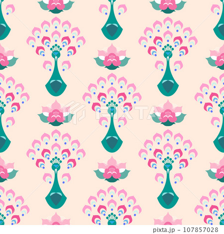 Diwali peackok pattern 3 Diwali peackok pattern 3 107857028