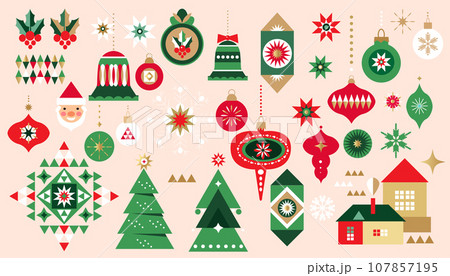 Christmas flat set 7 Christmas flat set 7 107857195