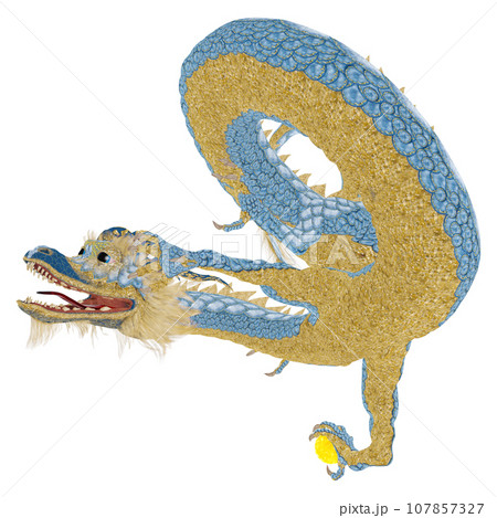 リアルな龍のイラスト 107857327