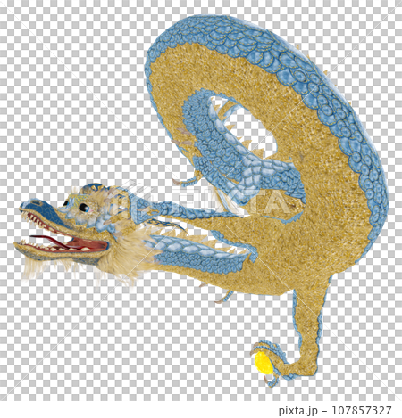 リアルな龍のイラスト 107857327