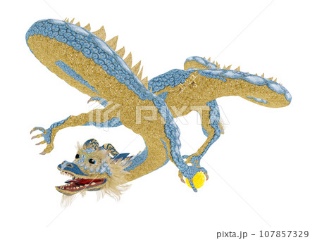 リアルな龍のイラスト 107857329
