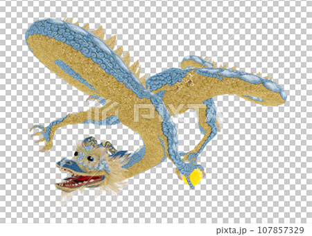 リアルな龍のイラスト 107857329