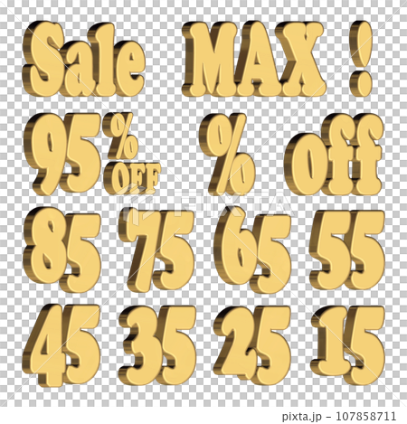 3DCG [Sale/Sale] Gold, Gold 107858711