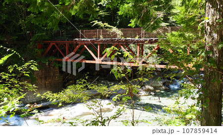 長野県大桑村 阿寺渓谷 森林鉄道跡 107859414