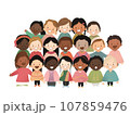 さまざまな国の子供たち 107859476