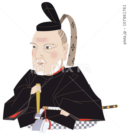 保科正之　肖像画デフォルメ 107861761