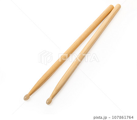The drumstick is isolated The drumstick is isolated 107861764