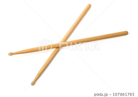 The drumstick is isolated The drumstick is isolated 107861765