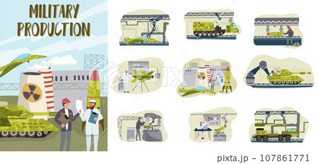 Military Production Composition Set Military Production Composition Set 107861771
