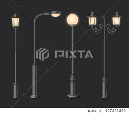 Street Lamp Realistic 107861866
