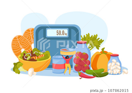 Canned Food Flat Composition Canned Food Flat Composition 107862015