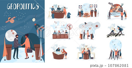 Geopolitics Global Politic Compositions 107862081