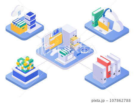Archive Documents Flowchart Composition Archive Documents Flowchart Composition 107862788