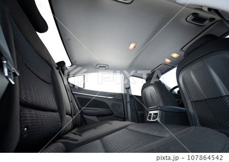 Clean rear passenger car seat Clean rear passenger car seat 107864542
