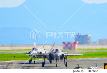 岩国基地で撮影したアメリカ海兵隊のF-35B 岩国基地で撮影したアメリカ海兵隊のF-35B 107864566