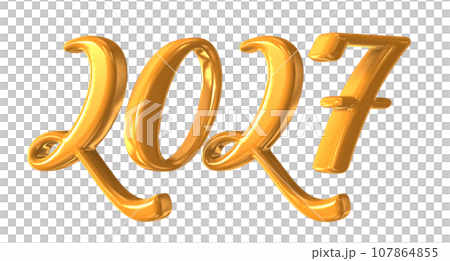 Number 3D Render 107864855