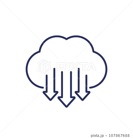 co2 gas and carbon emission reduction line icon co2 gas and carbon emission reduction line icon 107867688