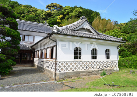岩科学校のなまこ壁 静岡県松崎町 岩科学校のなまこ壁 静岡県松崎町 107868593