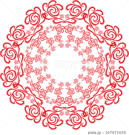 Colorful abstract mandala Colorful abstract mandala 107871039