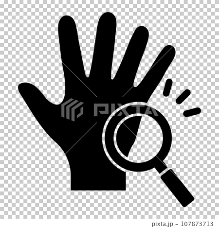 手相をルーペで見る 107873713